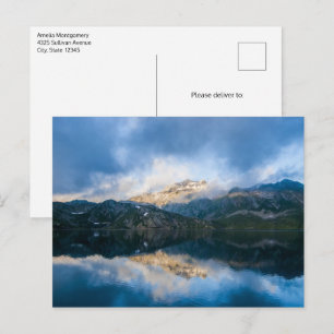 Mountains and Lake Scenic Nature Photo Postcard