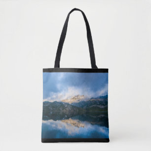 Mountains and Lake Scenic Nature Photo Tote Bag