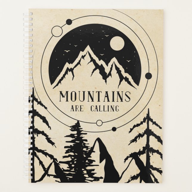 Mountains Are Calling Planner (Front)