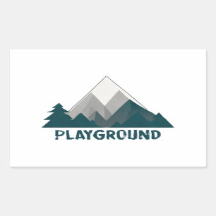 Mountains Are My Playground Sticker