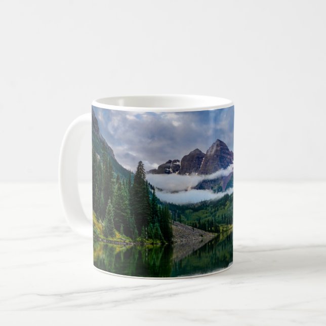 Mountains | Aspen Colorado Coffee Mug (Front Left)