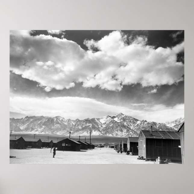Mountains at Manzanar: 1943 Poster (Front)