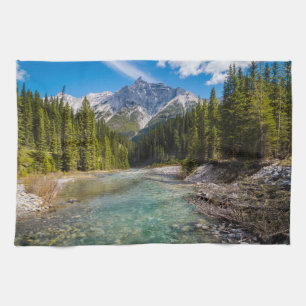 Mountains Banff National Park, Canadian Rockies Kitchen Towel