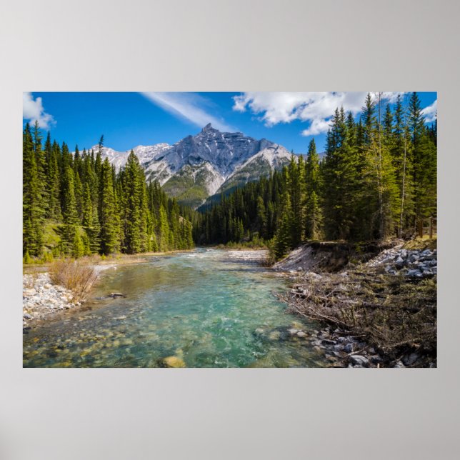 Mountains | Banff National Park, Canadian Rockies Poster (Front)