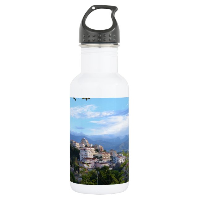 Mountains Behind Scalea 532 Ml Water Bottle (Front)