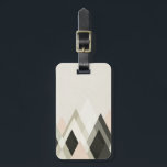 Mountains Beyond Mountains III Luggage Tag<br><div class="desc">Enjoy this fresh creative geometric watercolor design on a product or wallart piece to enhance and add to the world around you. Artist: Green Lili</div>