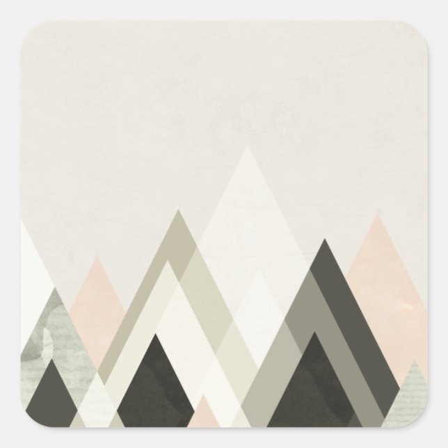 Mountains Beyond Mountains III Square Sticker (Front)