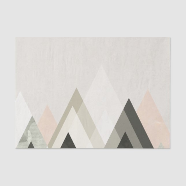 Mountains Beyond Mountains III Tissue Paper (Front)