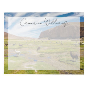 Mountains   Bolivian Andes Notepad