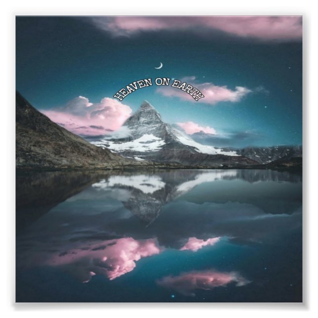 Mountains calling 2. photo print (Front)