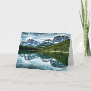 Mountains Canadian Rockies, Alberta Canada Card
