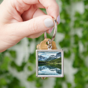 Mountains Canadian Rockies, Alberta Canada Keychain