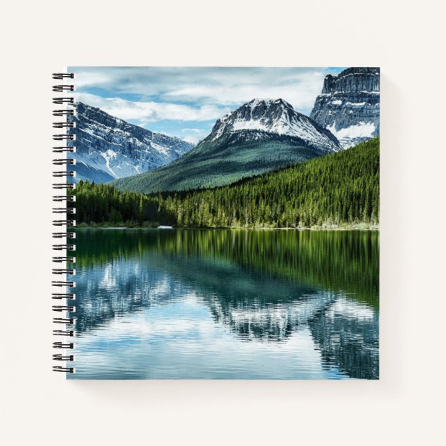 Mountains | Canadian Rockies, Alberta Canada Notebook (Front)