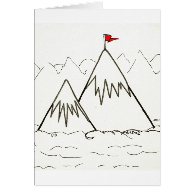 Mountains card (Front)