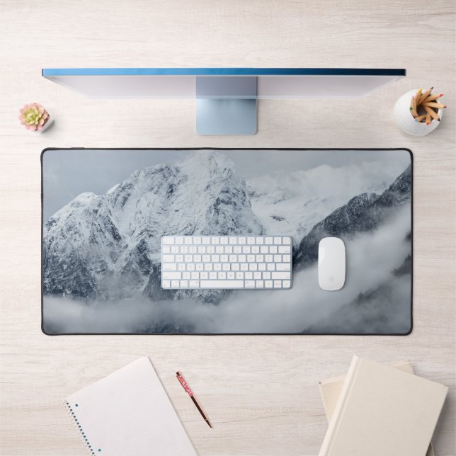 Mountains, clouds and fog desk mat (Office 1)