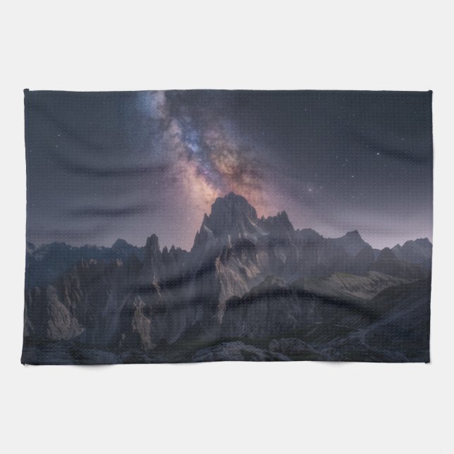 Mountains | Dolomites Mountains, Italy Kitchen Towel (Horizontal)
