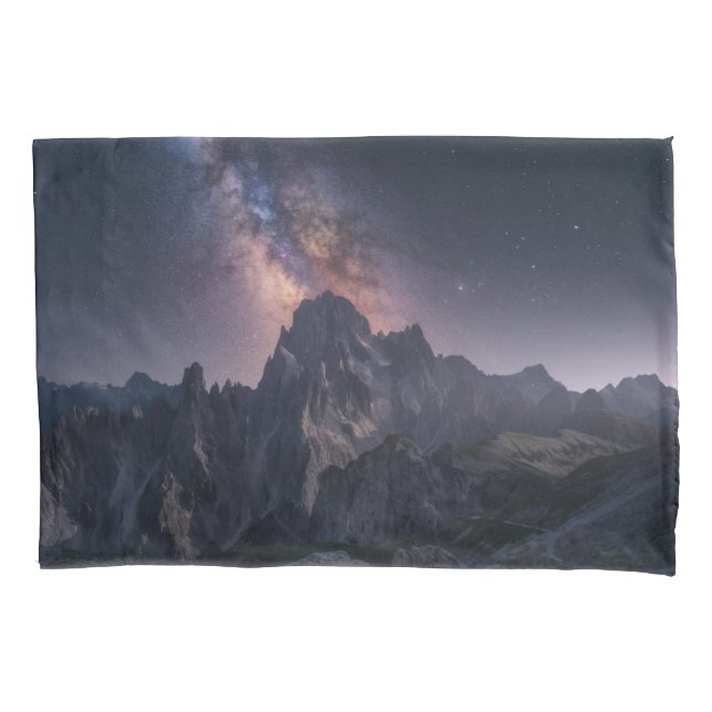 Mountains | Dolomites Mountains, Italy Pillowcase (Front)