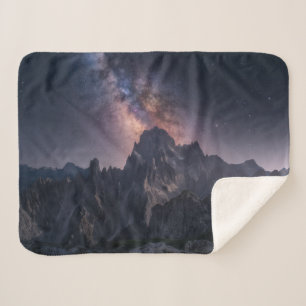 Mountains   Dolomites Mountains, Italy Sherpa Blanket