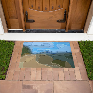 MOUNTAINS DOORMAT