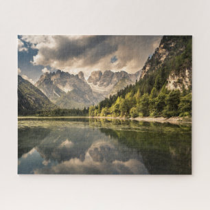 Mountains   Dürrensee Lake, Dolomites, Italy Jigsaw Puzzle
