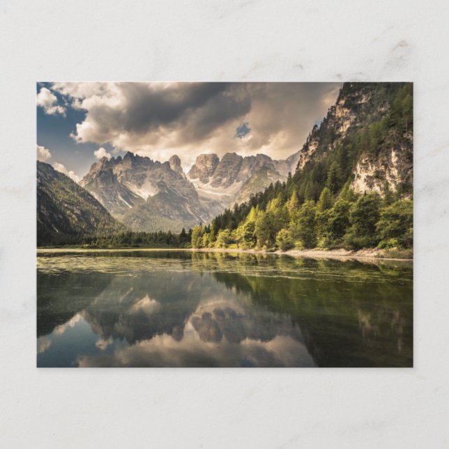 Mountains | Dürrensee Lake, Dolomites, Italy Postcard (Front)