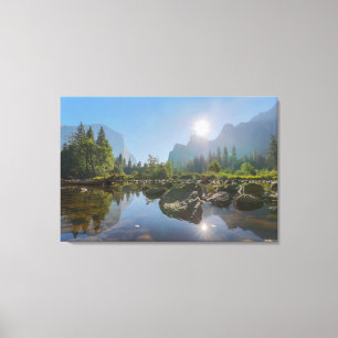 Mountains El Capitan Yosemite Park, California Canvas Print