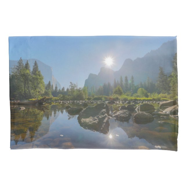 Mountains | El Capitan Yosemite Park, California Pillowcase (Front)