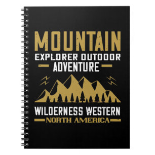 Mountains Explorer Outdoor Adventure Notebook