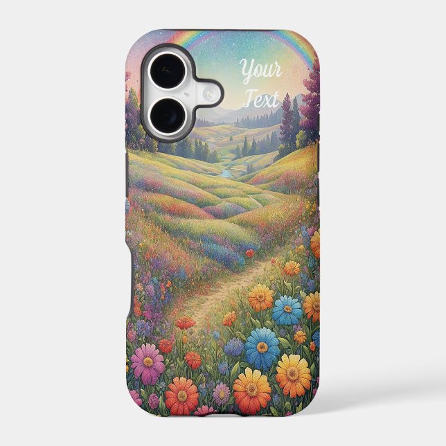 Mountains Flowers Rainbow (Back)