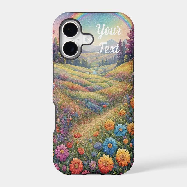 Mountains Flowers Rainbow (Back)