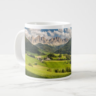 Mountains Funes Valley, Dolomites, Italy Large Coffee Mug