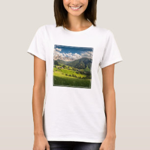 Mountains   Funes Valley, Dolomites, Italy T-Shirt