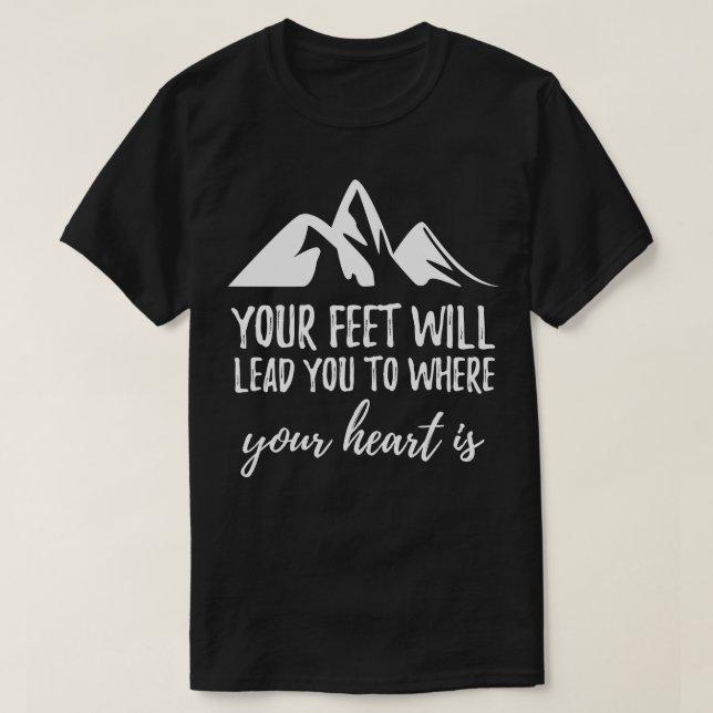Mountains Hiking 50 T-Shirt (Design Front)