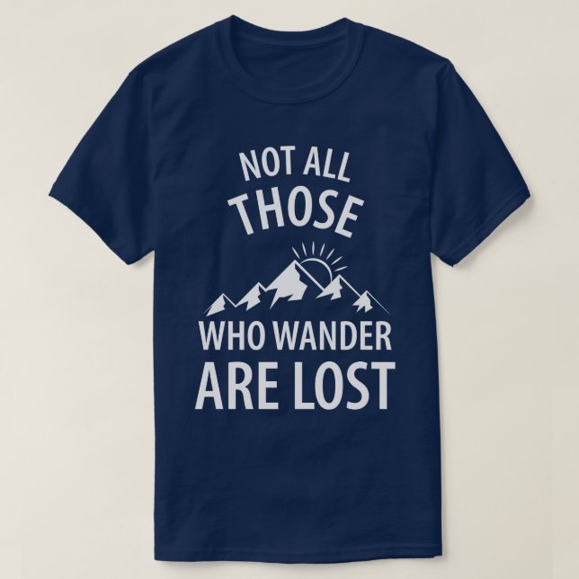 Mountains Hiking 73 T-Shirt (Design Front)