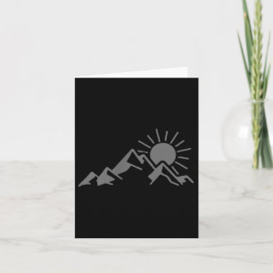 Mountains, Hiking, Camping, Climbing, Outdoor _1 Card