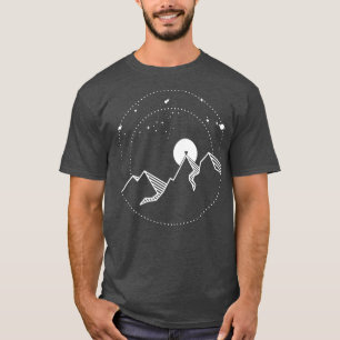 Mountains, hiking, space T-Shirt