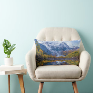 Mountains   Himalaya Mountains, China Lumbar Pillow