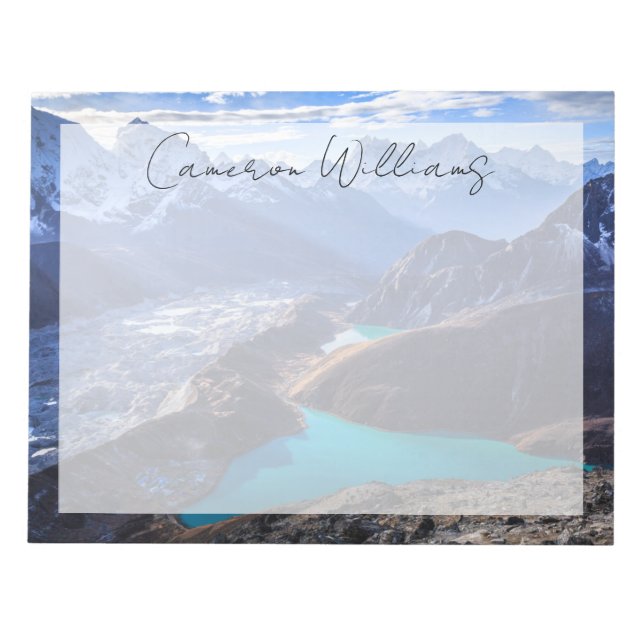 Mountains | Himalaya Mountains, Peru Notepad (Front)