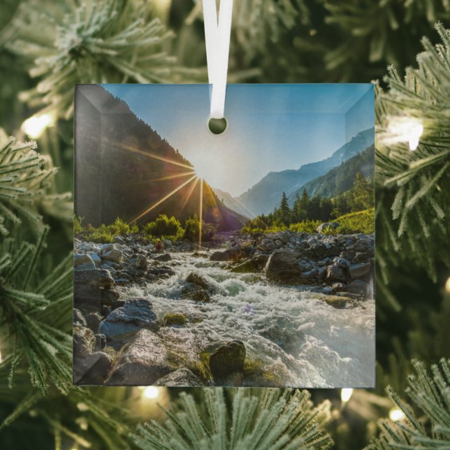Mountains | Hohe Tauern National Park, Austria Glass Ornament (Insitu)