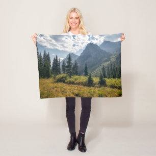 Mountains Holy Cross Wilderness, Colorado Fleece Blanket