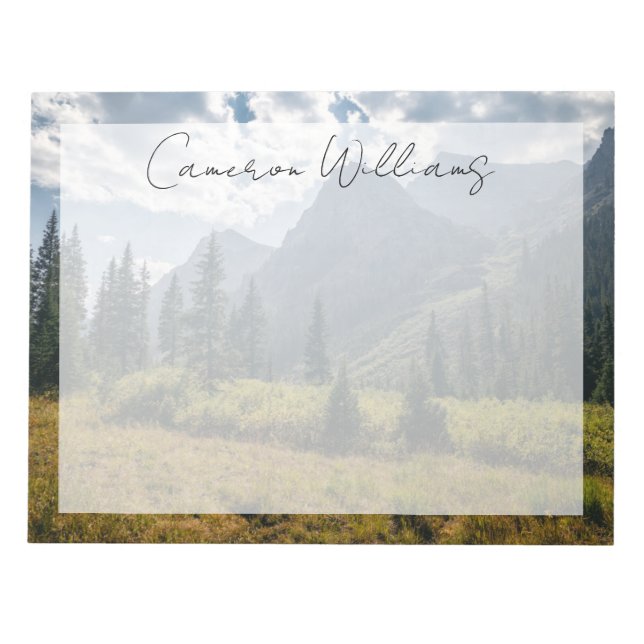 Mountains | Holy Cross Wilderness, Colorado Notepad (Front)