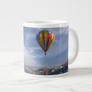 Mountains   Hot Air Balloon Matterhorn Swiss Alps Large Coffee Mug