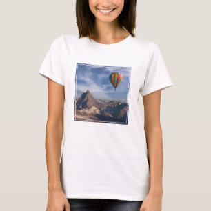 Mountains   Hot Air Balloon Matterhorn Swiss Alps T-Shirt