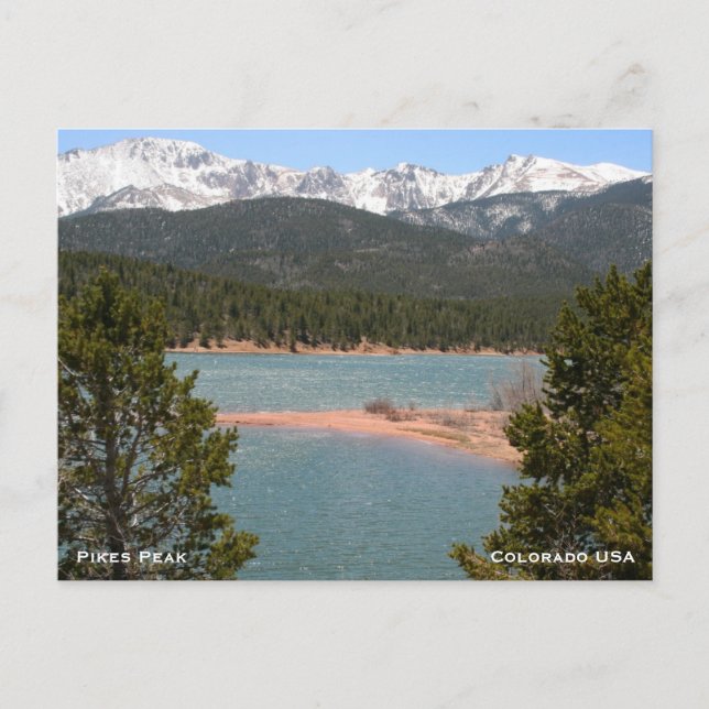 Mountains in Colorado Postcard (Front)