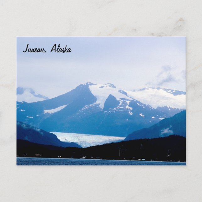 Mountains in Juneau Alaska  Postcard (Front)
