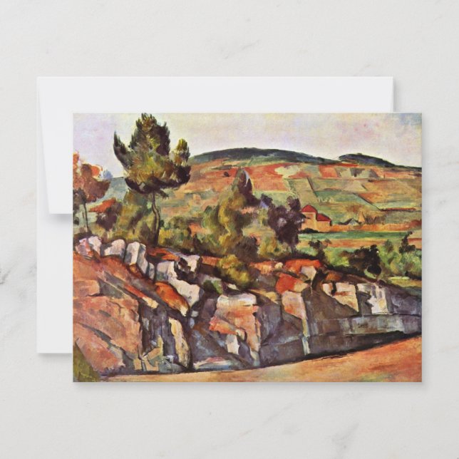 Mountains In Provence By Paul Cézanne Invitation (Front)