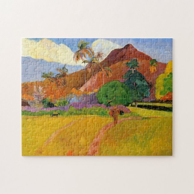 'Mountains in Tahiti' - Paul Gauguin Jigsaw Puzzle (Horizontal)
