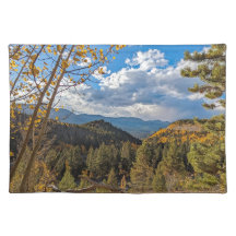 Mountains in the Fall Cloth Placemat
