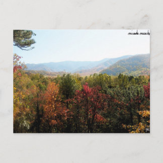 Mountains In The Fall Postcard