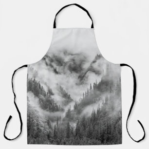 Mountains in the mist. apron